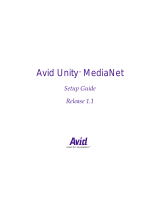 Avid Unity MediaNet 1.1 Installation guide