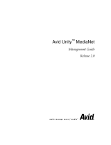 Avid Unity MediaNet 2.0 User guide