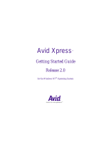 Avid Xpress 2.0 Windows NT Quick start guide