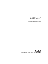 Avid Xpress Xpress 5.0 Quick start guide