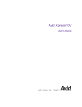 Avid Xpress DV 3.5 User guide