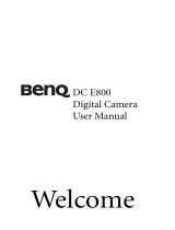 BenQ E800 User manual