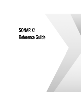 Cakewalk Sonar X1 User guide