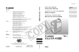Canon Elura 40 MC User manual