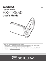 Casio EX-TR550 User manual