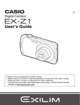 Casio EX-Z1 User manual