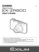 Casio EX-ZR800 User guide