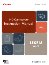 Canon Legria mini Owner's manual