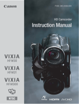 Canon Vixia HF-M300 User manual