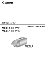 Canon Vixia HF-W11 User guide