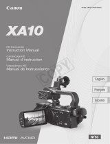 Canon XA-10 Operating instructions