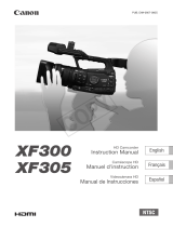 Canon XF-300 User manual