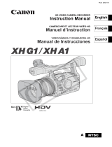 Canon XH-A1 Operating instructions
