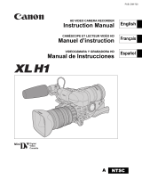 Canon XL-H1 Operating instructions