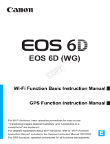 Canon EOS 6D Operating instructions