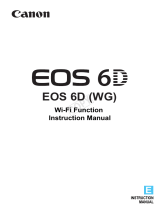 Canon EOS 6D Operating instructions