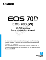 Canon EOS 70D Operating instructions