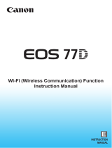 Canon EOS 77D User manual