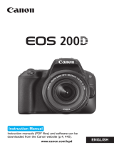 Canon EOS 200D Owner's manual