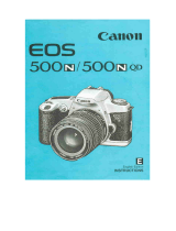 Canon EOS 500N Operating instructions