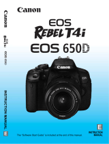 Canon EOS Rebel T4i User manual
