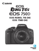Canon EOS Rebel T6i User manual