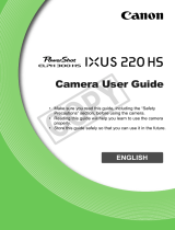 Canon 300 HS User manual