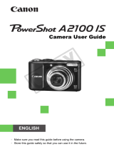 Canon A2100 IS User manual