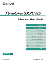 Canon PowerShot SX70 HS User guide