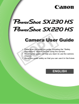 Canon PowerShot SX220 HS User manual