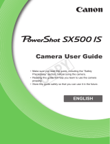 Canon PowerShot SX500 IS User manual