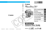 Canon PowerShot TX1 User guide