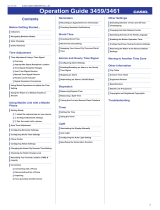 Casio 3459 User manual