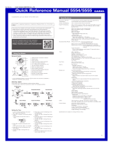 Casio 5554 User manual