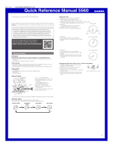 Casio 5560 User manual