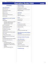 Casio 5560 User manual