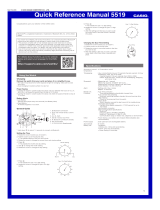 Casio 5519 User manual
