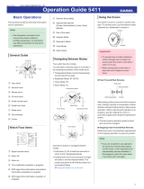 Casio 5411 User manual