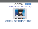 Coby MP-805 Installation guide