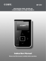 COBY electronic MP-C951 User manual