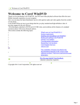 Corel WinDVD 11 Operating instructions