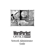 Corel WordPerfect Office 2000 User guide