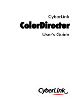 CyberLink ColorDirector 6.0 User manual