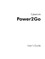 CyberLink Power2Go 3.0 Owner's manual