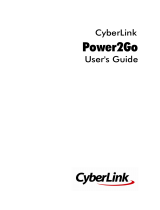 CyberLink Power2Go 8.0 User guide