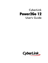 CyberLink Power2Go 12.0 User guide
