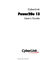 CyberLink Power2Go 13.0 User guide