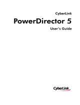 CyberLink PowerDirector 5 Owner's manual