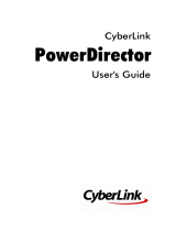 CyberLink PowerDirector 13 Owner's manual