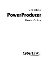 CyberLink PowerProducer 6 Owner's manual